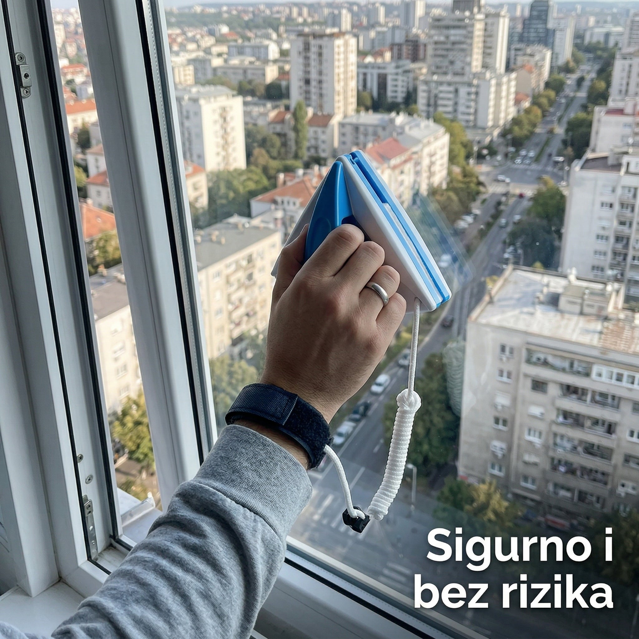 Magnetni čistač za OBE strane prozora JEDNIM potezom - MagnetSjaj + BESPLATNA DOSTAVA